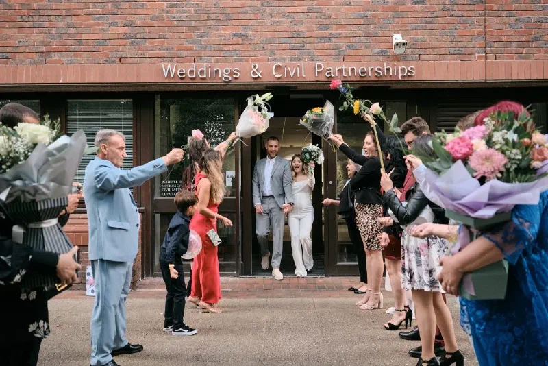 Gateshead civic centre wedding photography