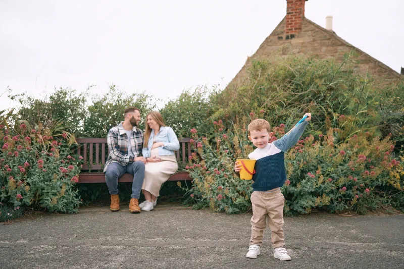 Maternity Photography St Mary&rsquo;s Lighthouse, Whitley Bay