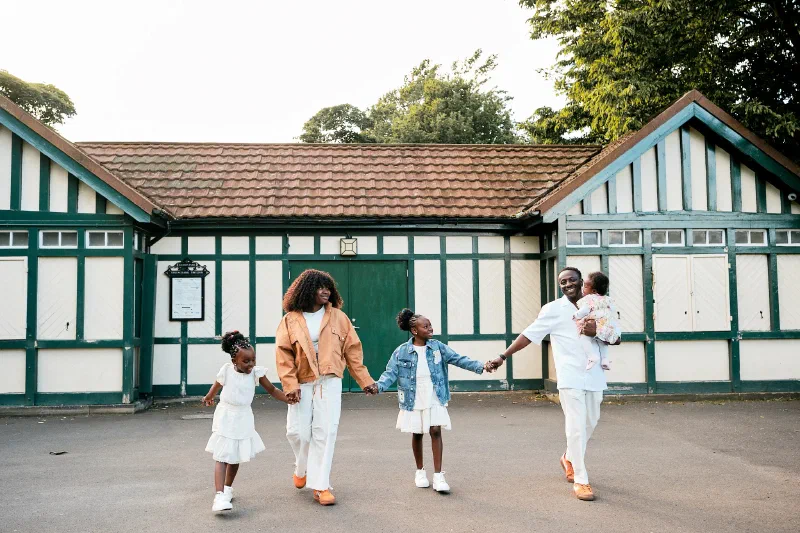 Family Session Leazes Park Newcastle Upon Tyne